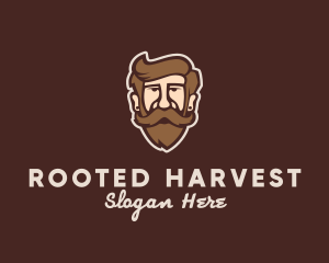 Hipster Old Guy logo design