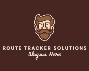 Hipster Old Guy logo design