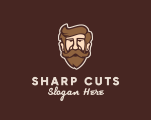 Hipster Old Guy logo design