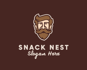 Hipster Old Guy logo design