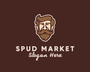 Hipster Old Guy logo design