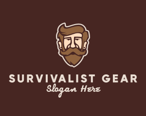 Hipster Old Guy logo design