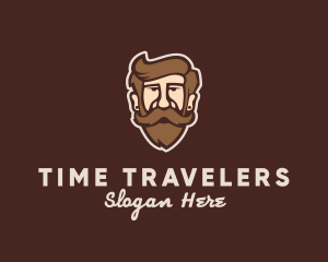 Hipster Old Guy logo design