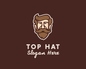 Hipster Old Guy logo design