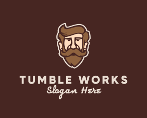 Hipster Old Guy logo design