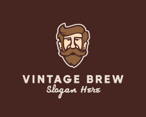 Hipster Old Guy logo