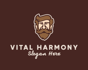 Hipster Old Guy logo design