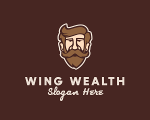 Hipster Old Guy logo design