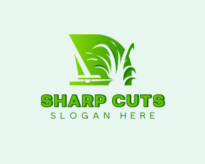 Landscaping Lawn Grass Cutting logo design