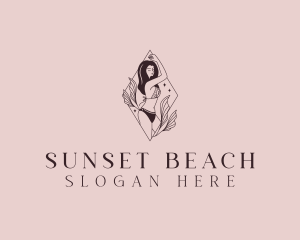 Sexy Woman Bikini logo design