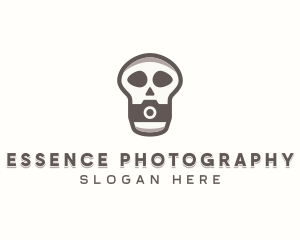 Skull Camera Photographer logo