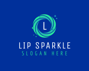 Swirl Cleaning Sparkle logo design