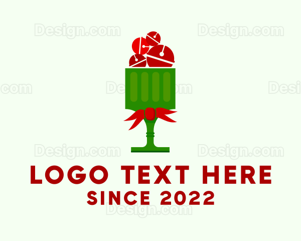 Christmas Goblet Decoration Logo