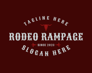 Western Rodeo Tavern logo design