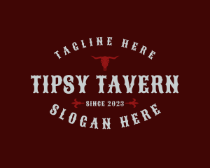 Western Rodeo Tavern logo design