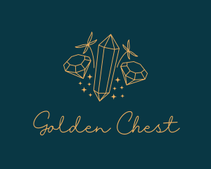 Golden Jewel Boutique logo design