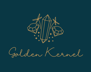 Golden Jewel Boutique logo design