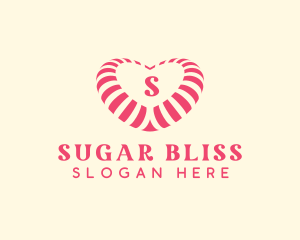 Heart Sweet Candy  logo design