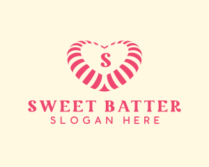 Heart Sweet Candy  logo design