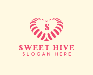 Heart Sweet Candy  logo design