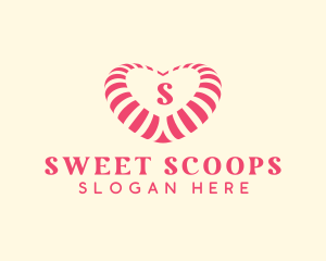 Heart Sweet Candy  logo design