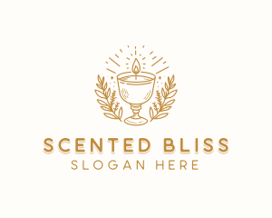 Scented Candle Decoration logo design