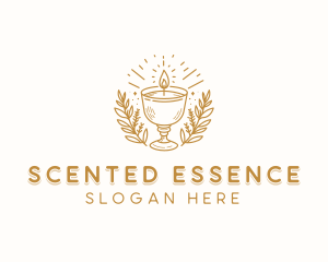 Scented Candle Decoration logo design