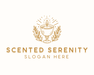 Scented Candle Decoration logo design