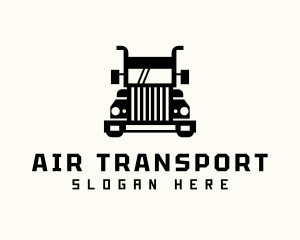 Truck Haulage Transport logo design