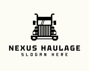 Truck Haulage Transport logo design