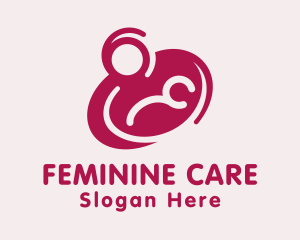 Mother & Newborn Breastfeeding logo design