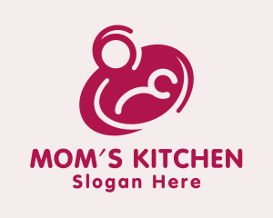 Mother & Newborn Breastfeeding logo design