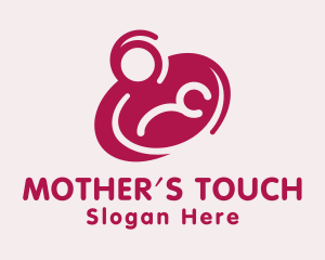 Mother & Newborn Breastfeeding logo design