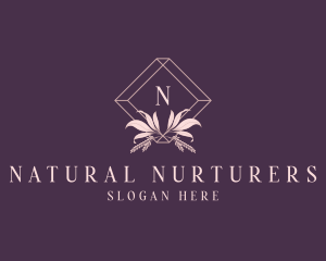 Garden Spa Leaf logo design