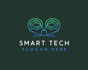 Human Brain Tech logo design