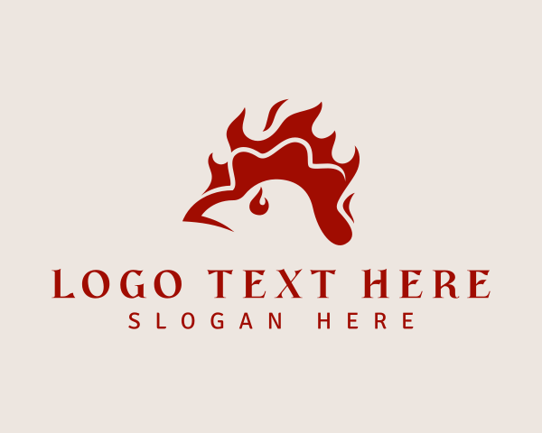 Hen logo example 3