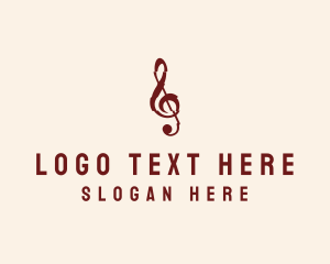 Rhythm - Music Note App logo design