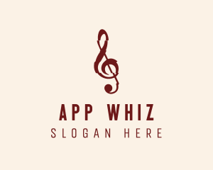 Music Note App logo design