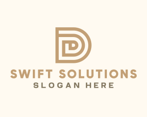 Professional Modern Letter D logo design