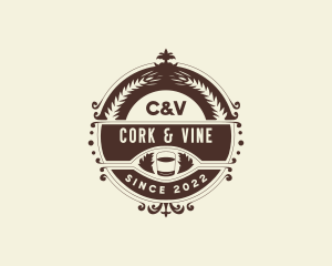 Vintage Whiskey Bar logo design