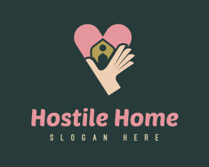 Charity Heart Home logo design