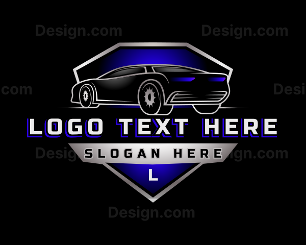 Race Car Vehicle Logo