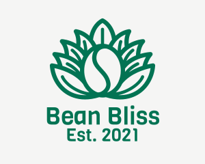 Organic Coffee Bean logo design