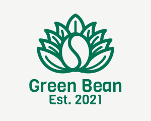 Organic Coffee Bean logo design