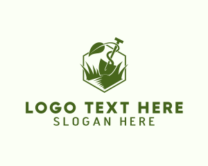 Landscaping Shovel Plant logo