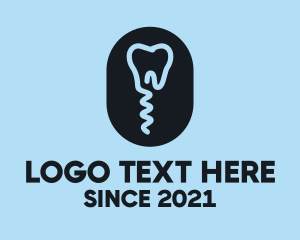 Endodontics Dental Tooth logo