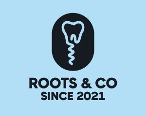 Endodontics Dental Tooth logo design