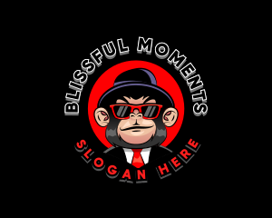 Gangster Monkey Boss Logo