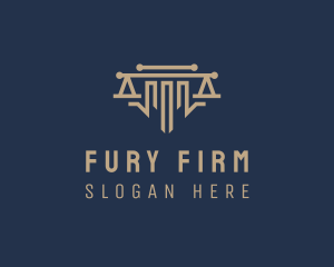 Law Firm Pillar logo design