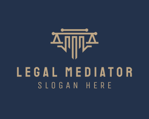 Law Firm Pillar logo design